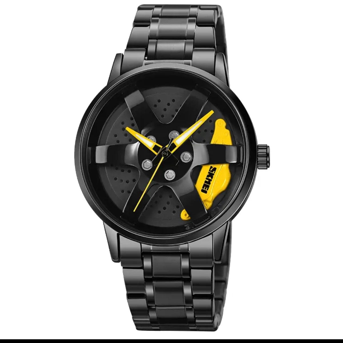 Black Rim Watch With Gripper