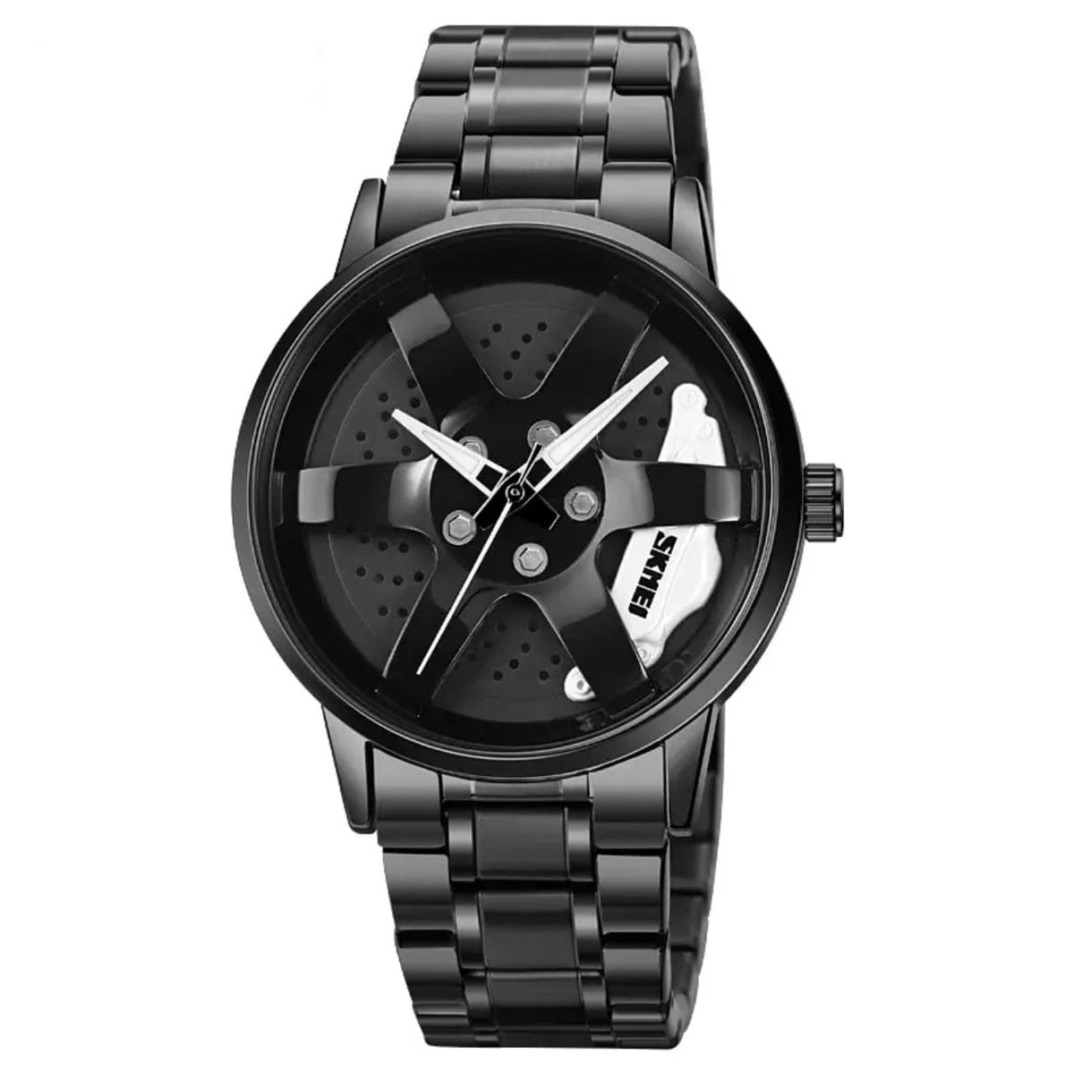 Black Rim Watch With Gripper