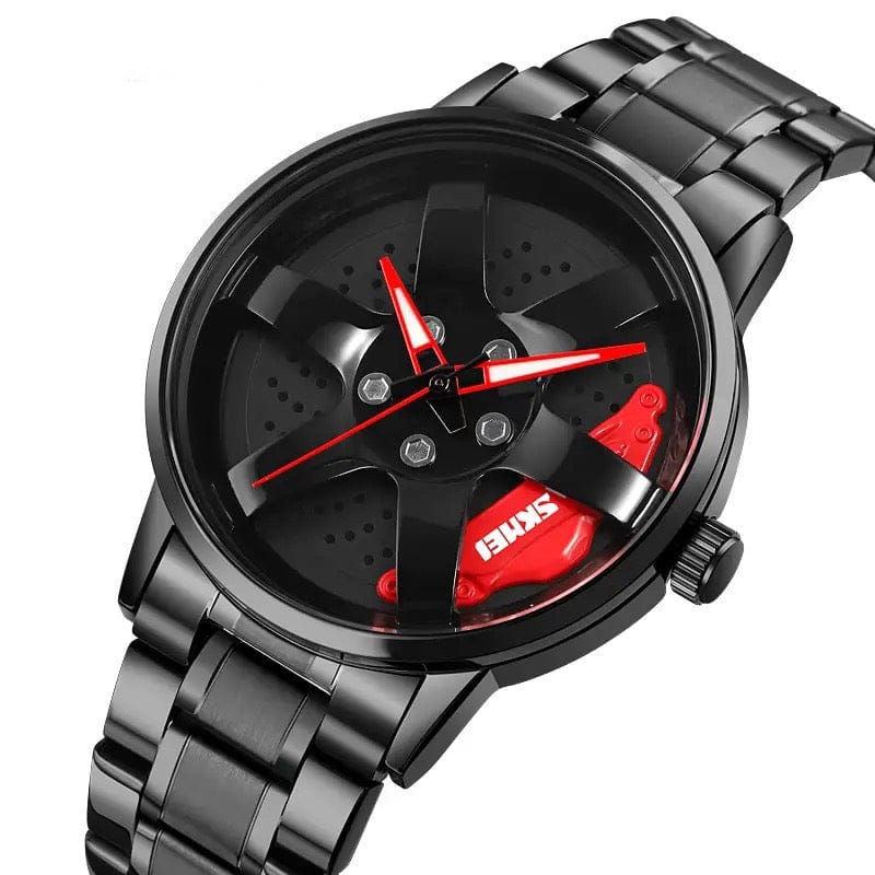 Black Rim Watch With Gripper