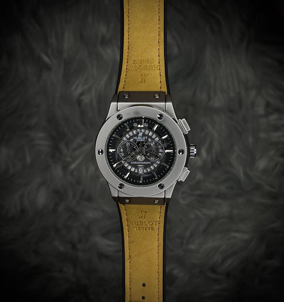 Hublot Leather Strap Watch